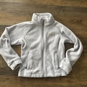 Girls Columbia Fleece Jacket XS 6/6x Light Purple
